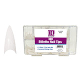 DL Pro 300pc Stiletto Nail Tips - White (DL-C476)