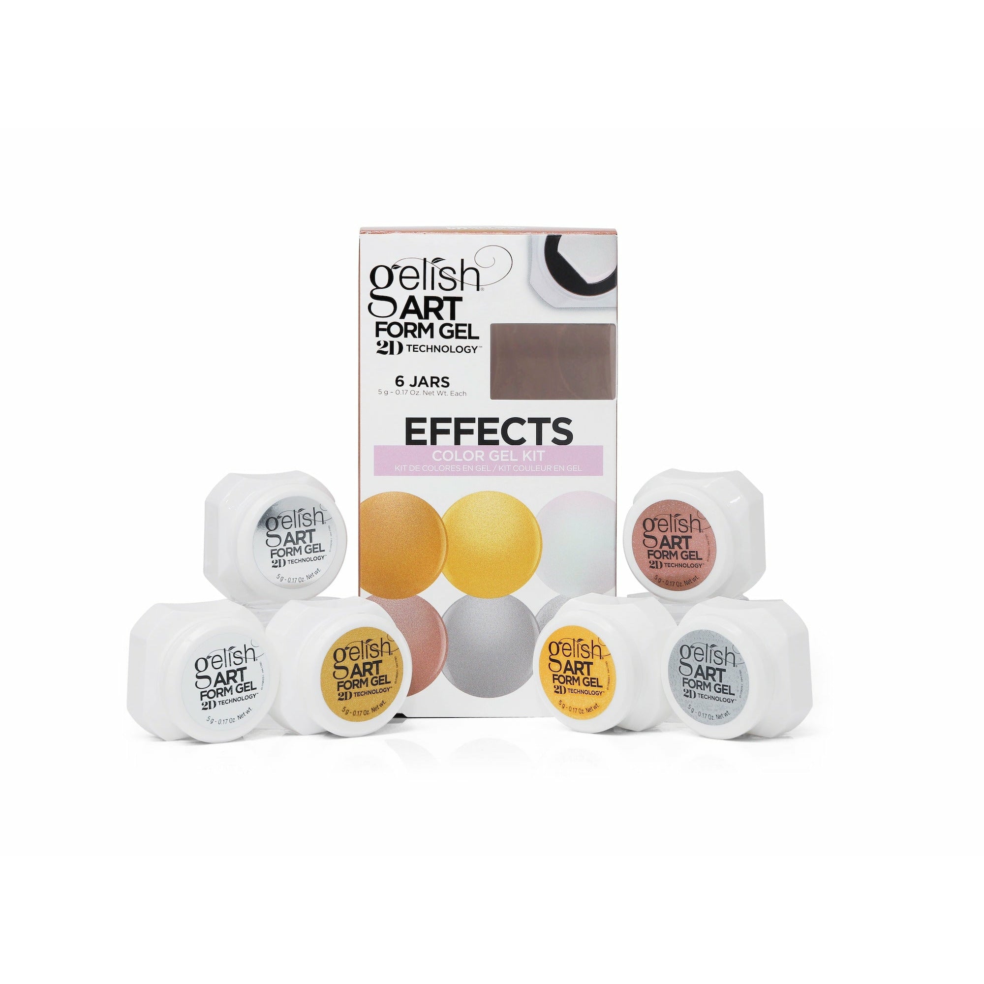 Gelish Art Form Gel - Effects Color Gel Kit 6pk Main image