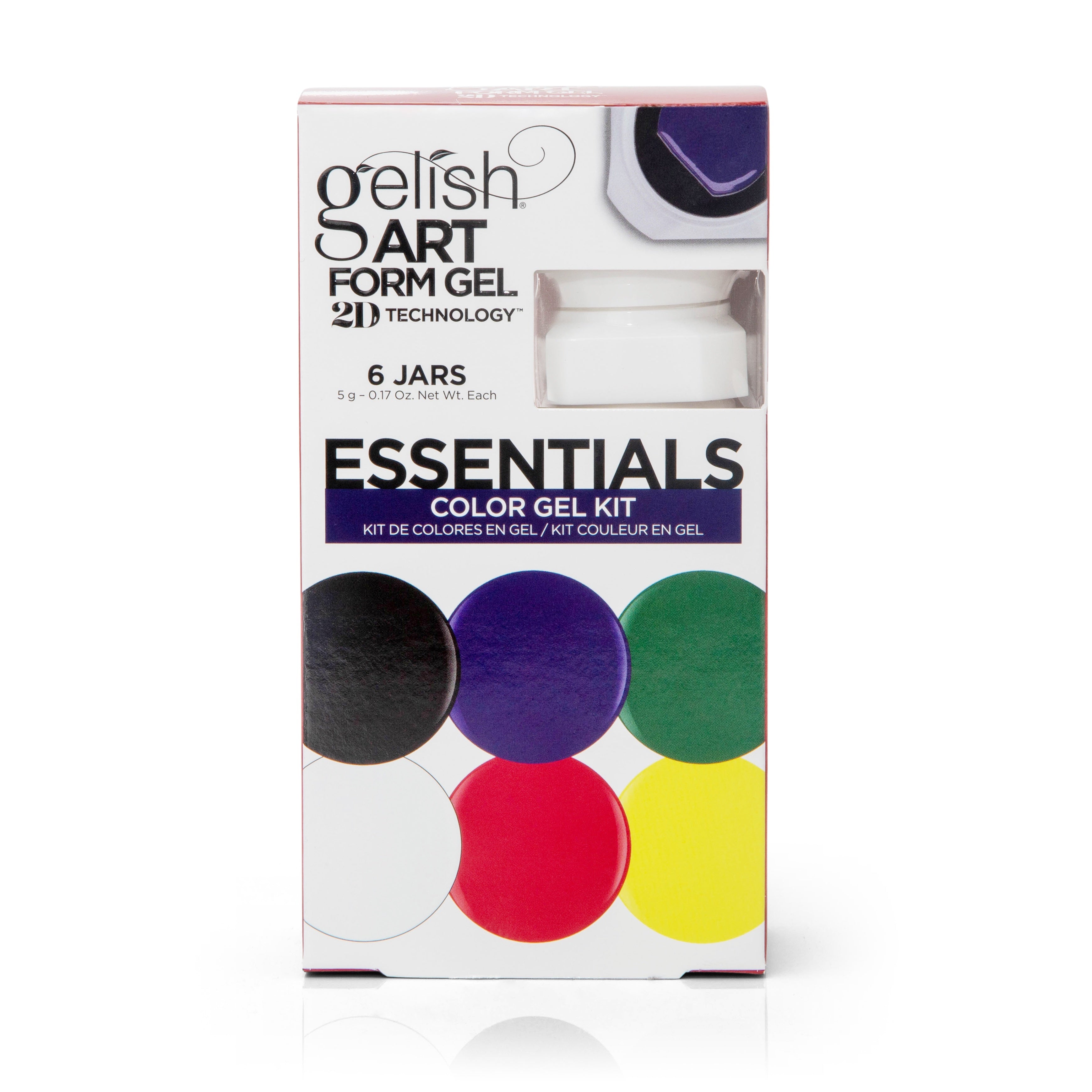 Gelish Art Form Gel - Essential Color Gel Kit 6pk Secondary image