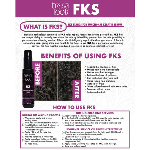 Tressa Function Keratin Serum FKS 4oz