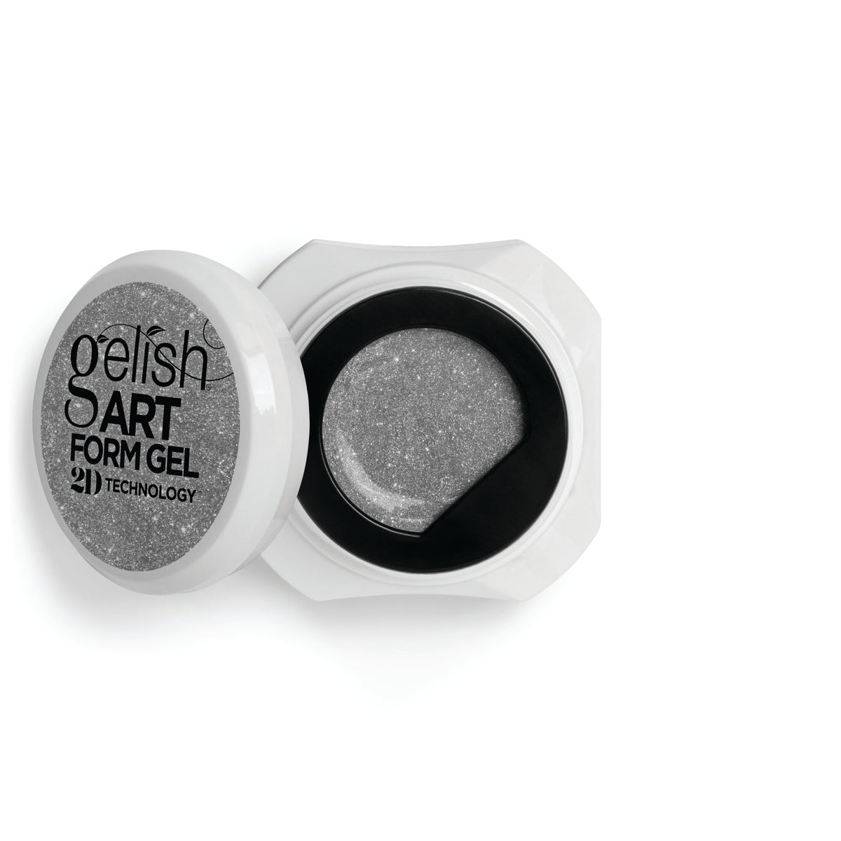Gelish Art Form Gel - Effects Silver Shimmer 5g Main image