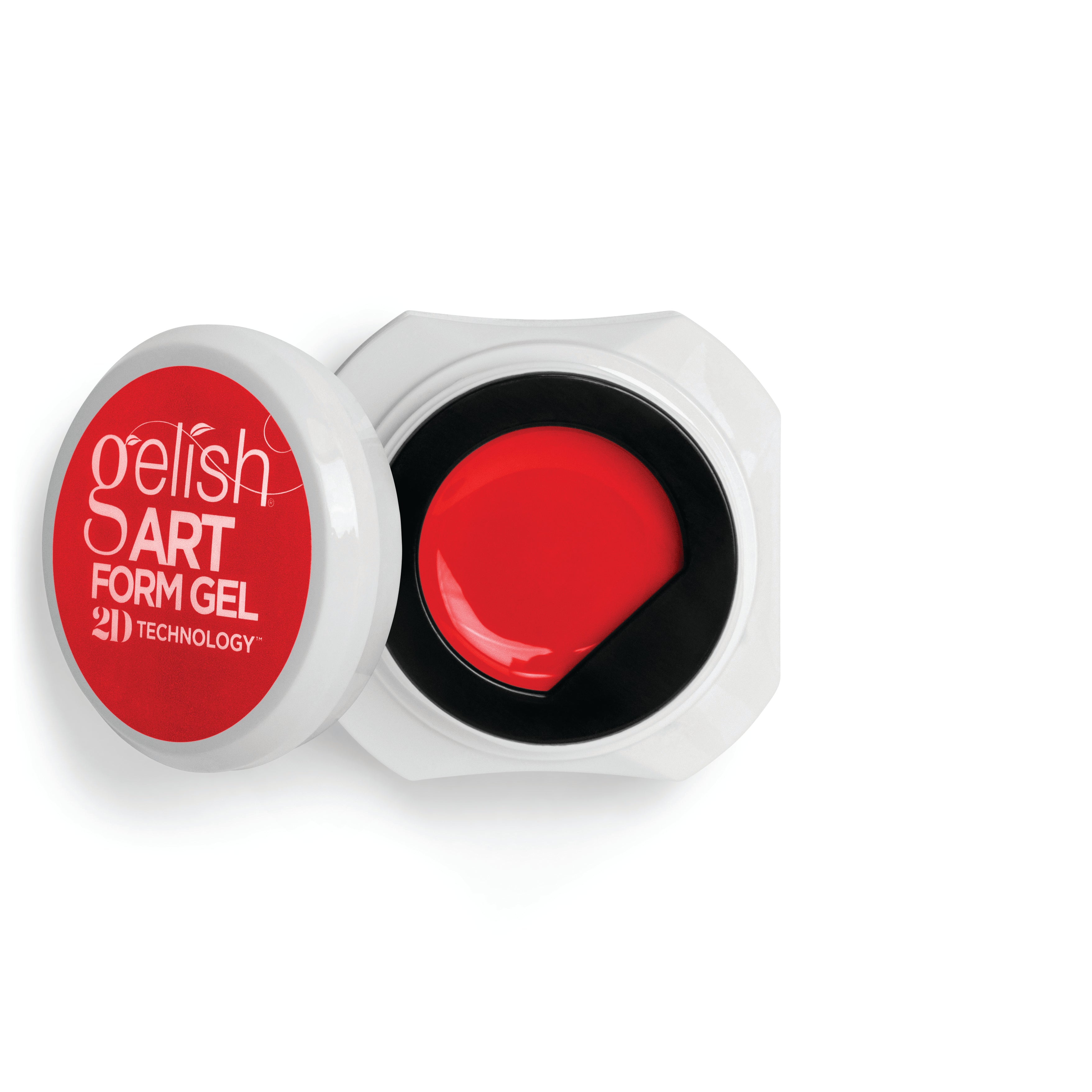 Gelish Art Form Gel - Neon Red 5g Main image