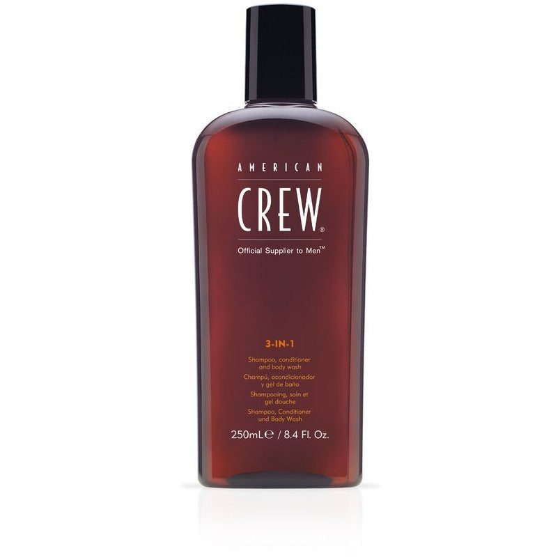 American Crew 3-In-1 Shampoo, Conditioner, Body Wash