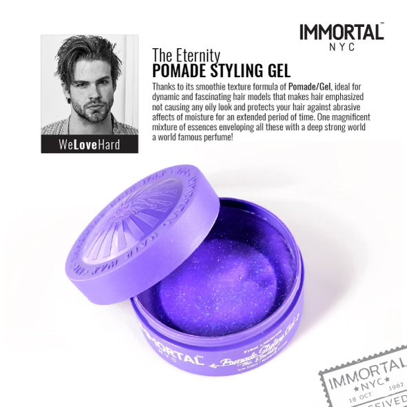 Immortal The Eternity Pomade Styling Gel - 5.07oz