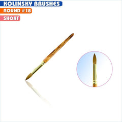 Medicool Kolinsky Sable Nail Brush #18 Round