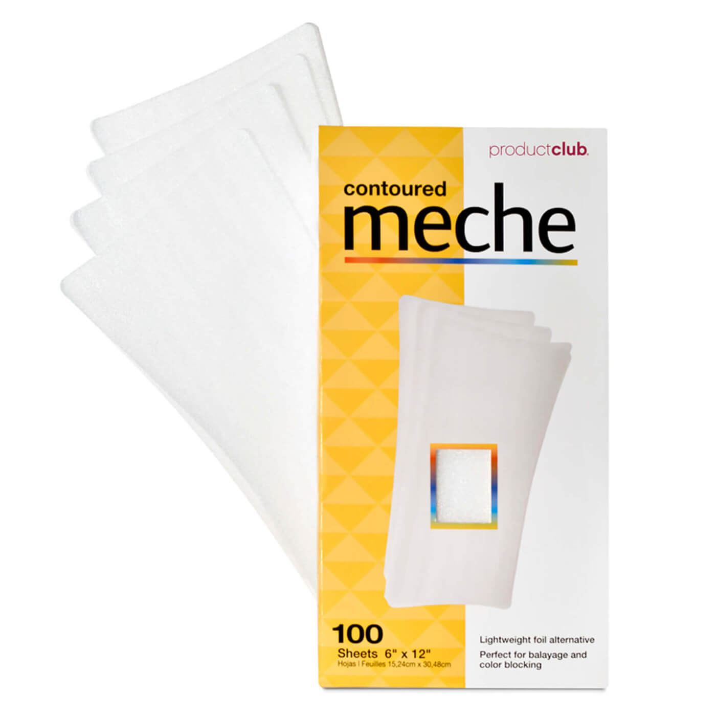Product Club Contoured Meche Sheets 6"x12" - 100pk Main image