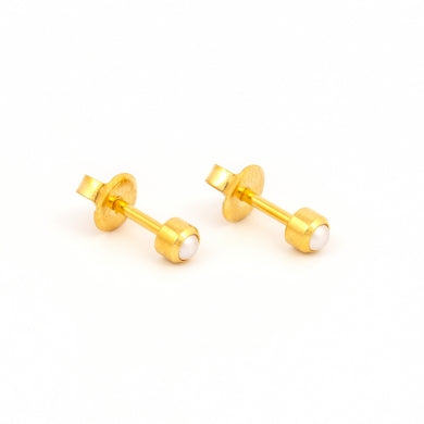 Studex Gold Regular White Pearl Main image