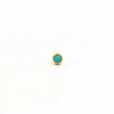 Studex Gold Regular Turquoise Pearl