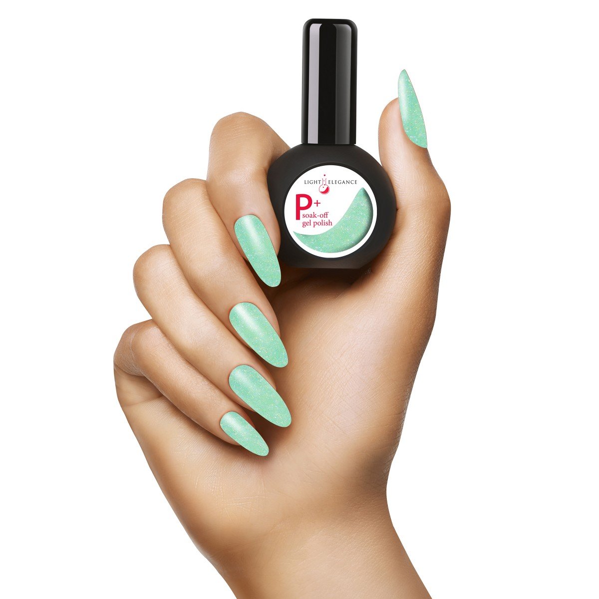 Light Elegance - P+ Cucumber Sandwich Glitter Polish (15ml) Secondary image