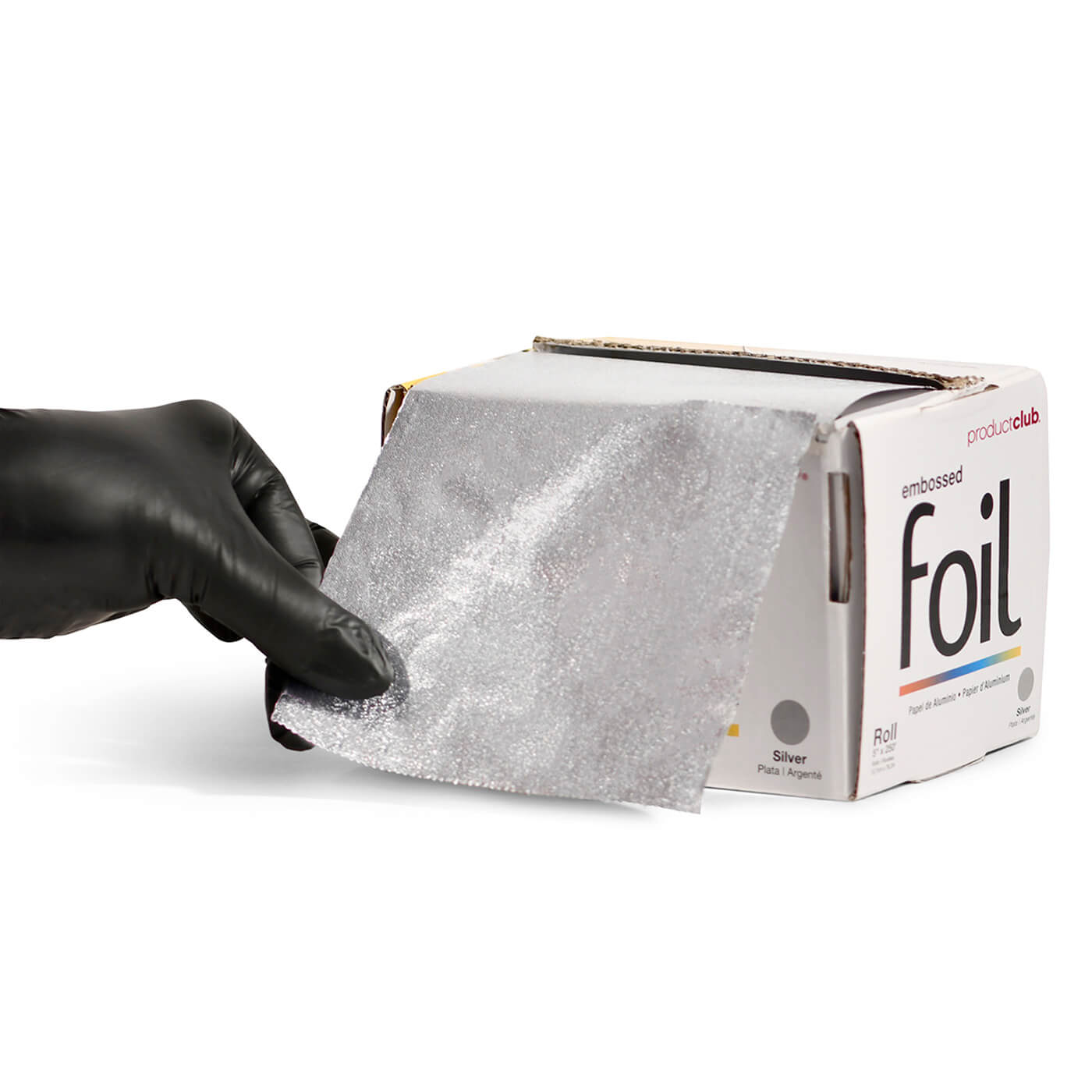 Product Club 5" x 250' Embossed Roll Foil - Silver Secondary image