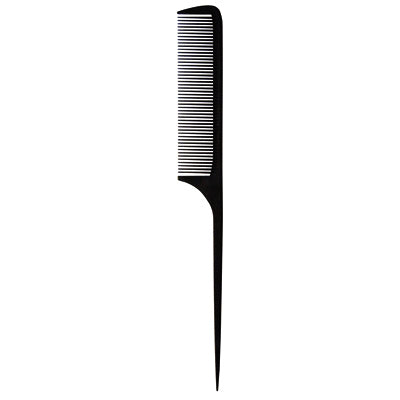 Salonchic 9 1/2" Rat Tail Carbon Comb (SC9182) Main image