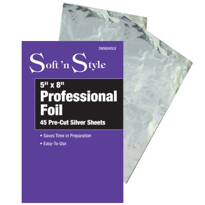 Soft N Style Professional Foil (45pk) (SNS604SLV) Main image