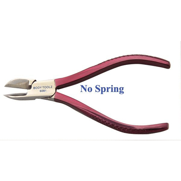 Body Toolz Springless Toenail Clipper Straight Blade (BT6081)