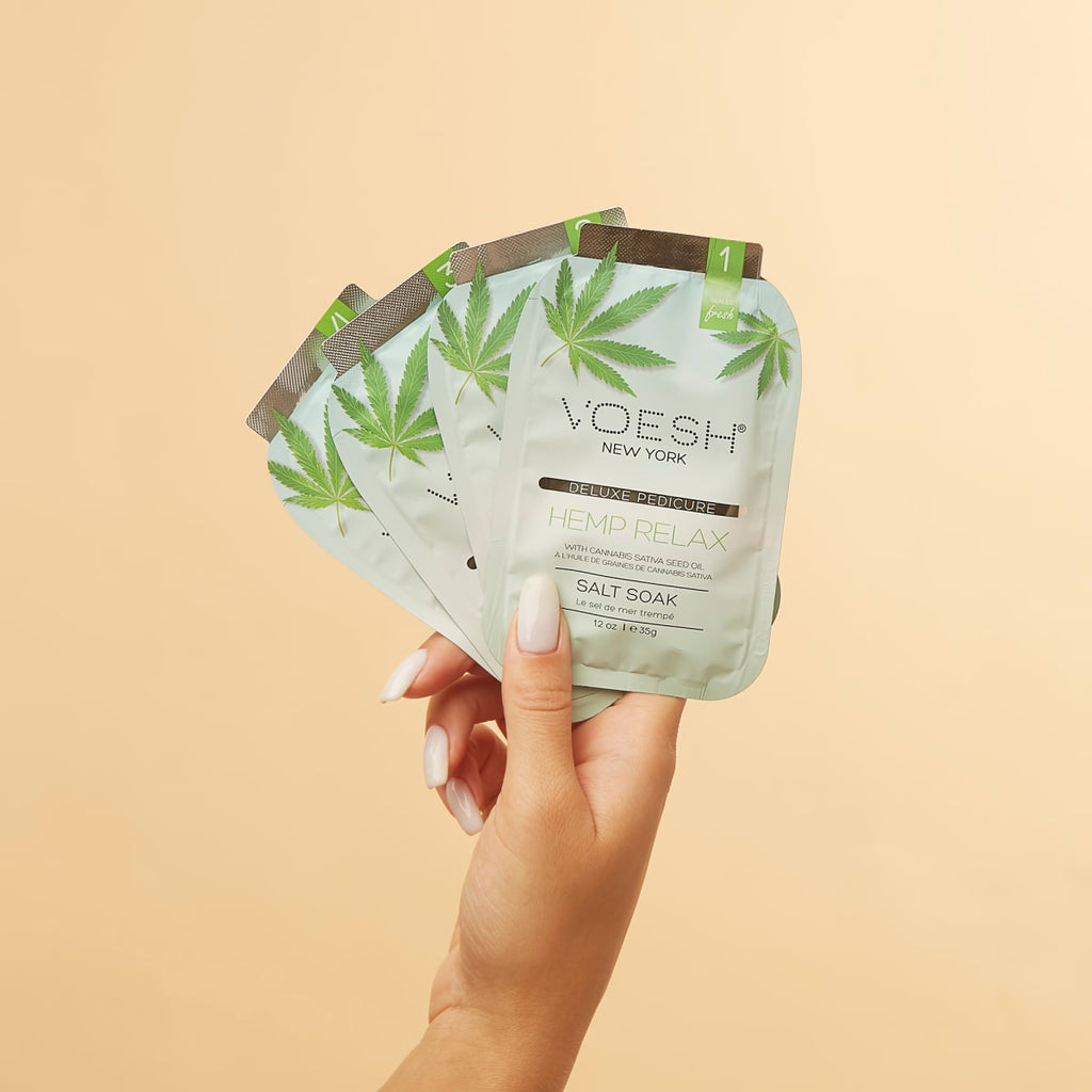 Voesh 4 Step Pedi Kit - Hemp Relax