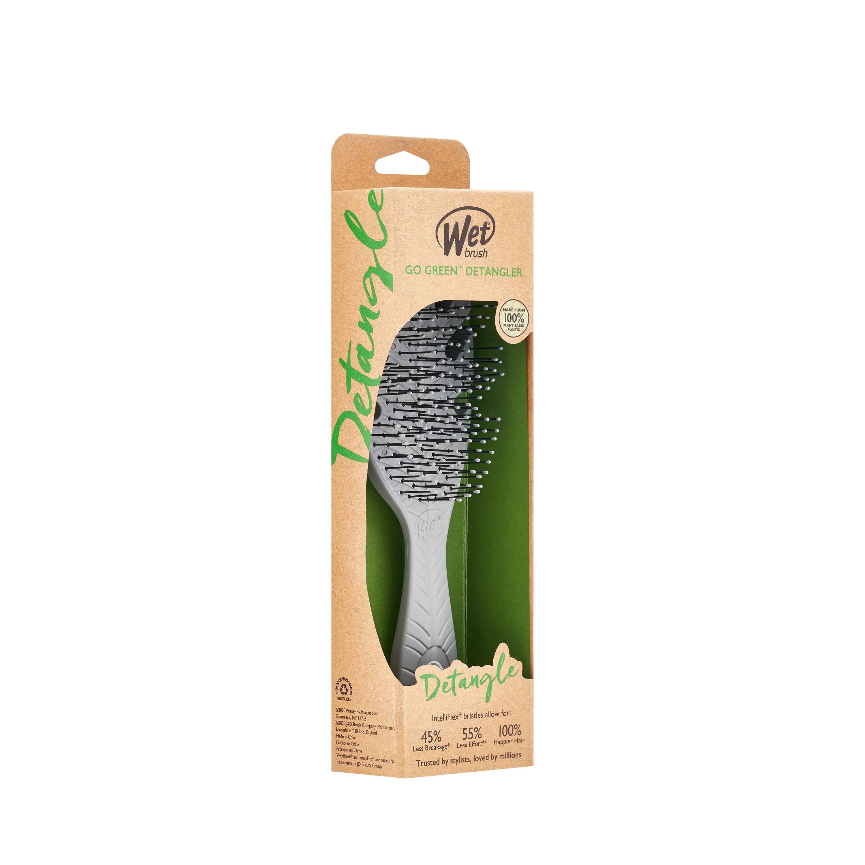 Wet Brush Go Green Detangler - Grey Main image