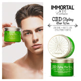Immortal CBD Styling Hair Wax 3.4oz