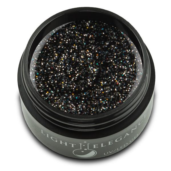 Light Elegance Black Diamond Glitter Gel 17ml Ogden Beauty Supply