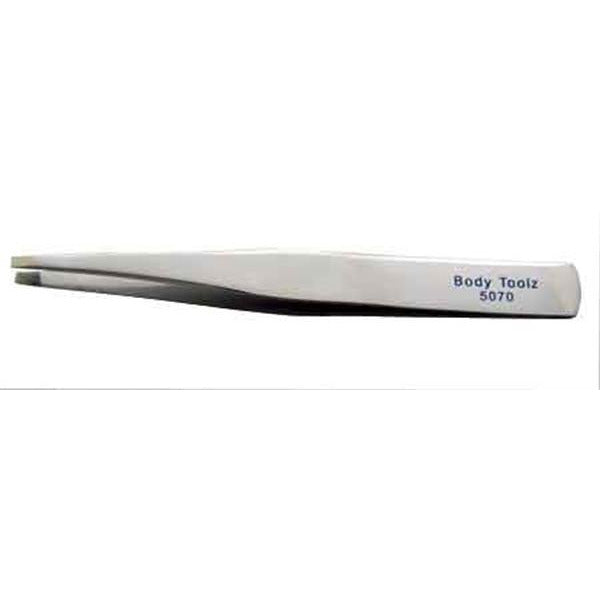 Body Toolz Square Tip Tweezer - Silver BT5070 Main image