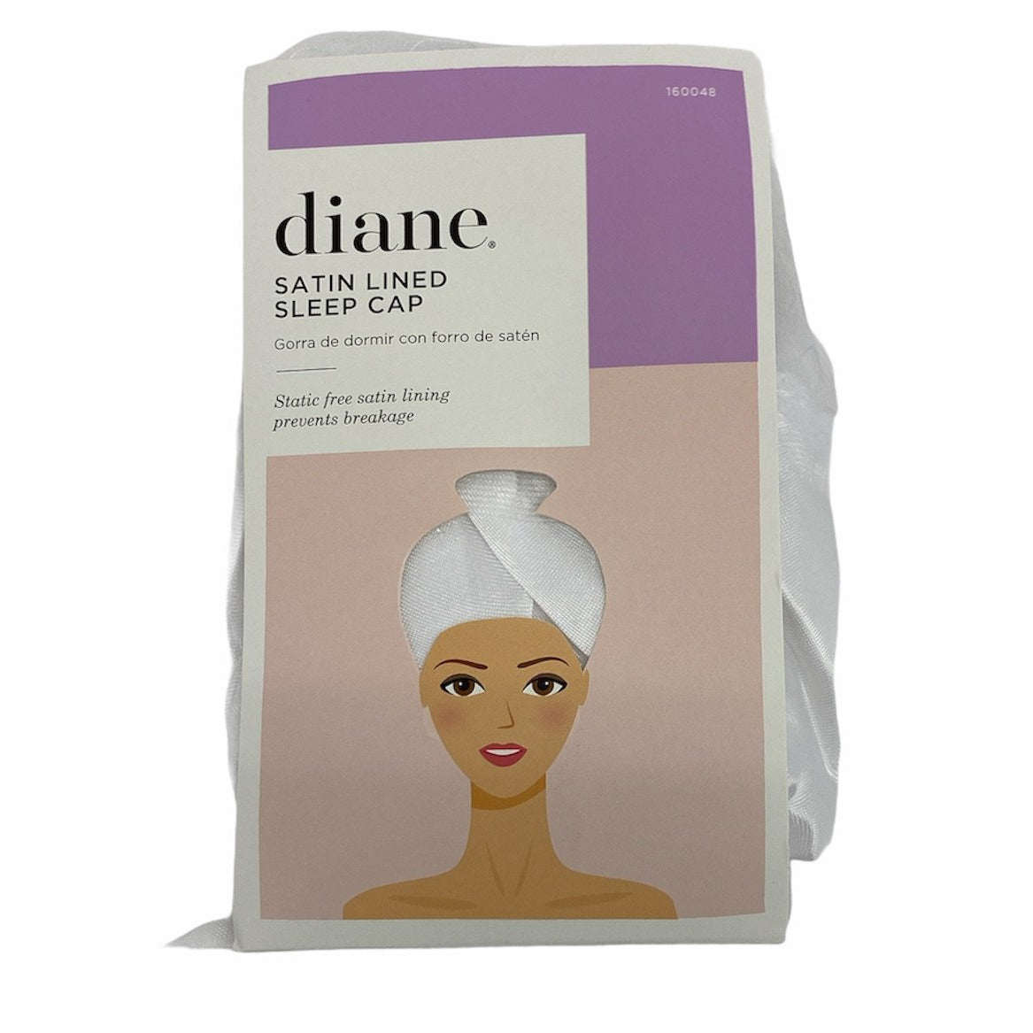 Diane Satin Lined Sleep Cap Main image