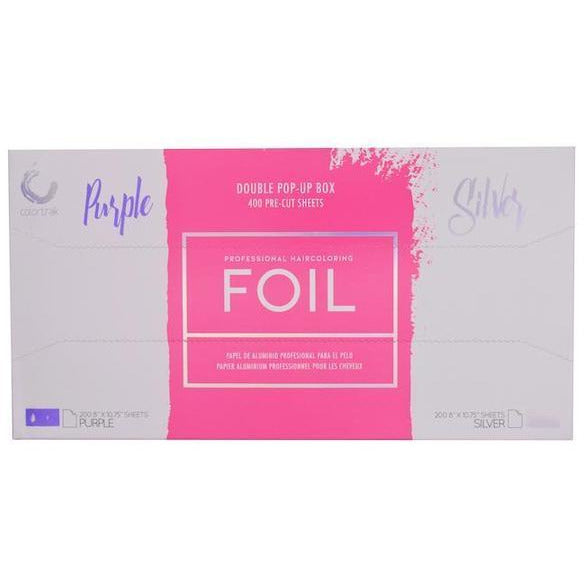ColorTrak Purple/Silver Double Foil - 400pk