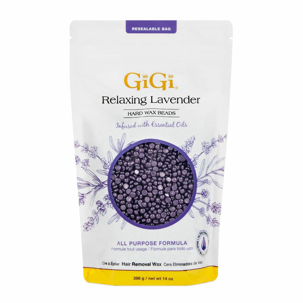 GiGi Relaxing Lavender Hard Wax Beads 14oz