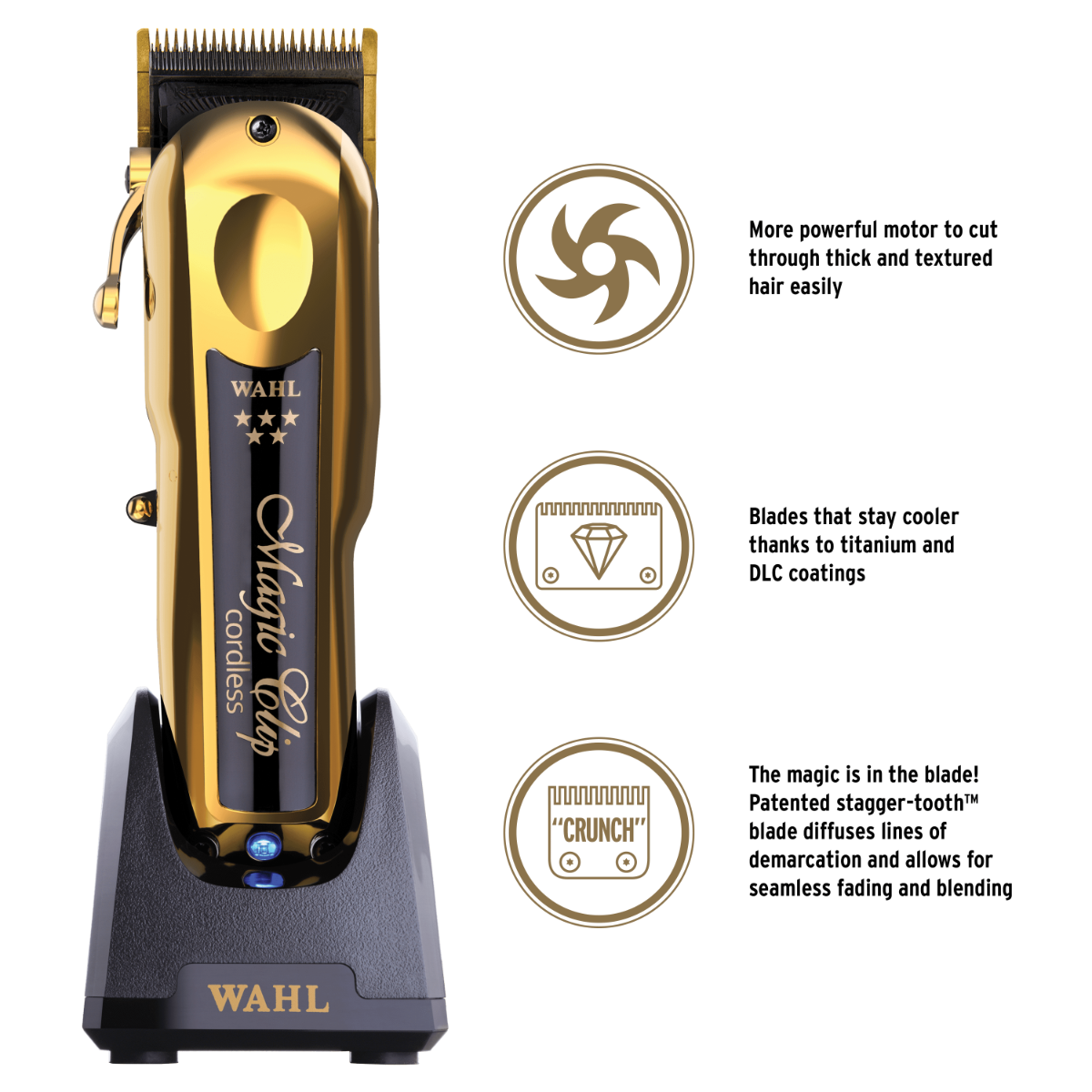 Wahl Cordless Magic Clip - Gold Special Edition
