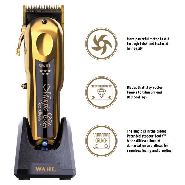 Wahl Cordless Magic Clip - Gold Special Edition