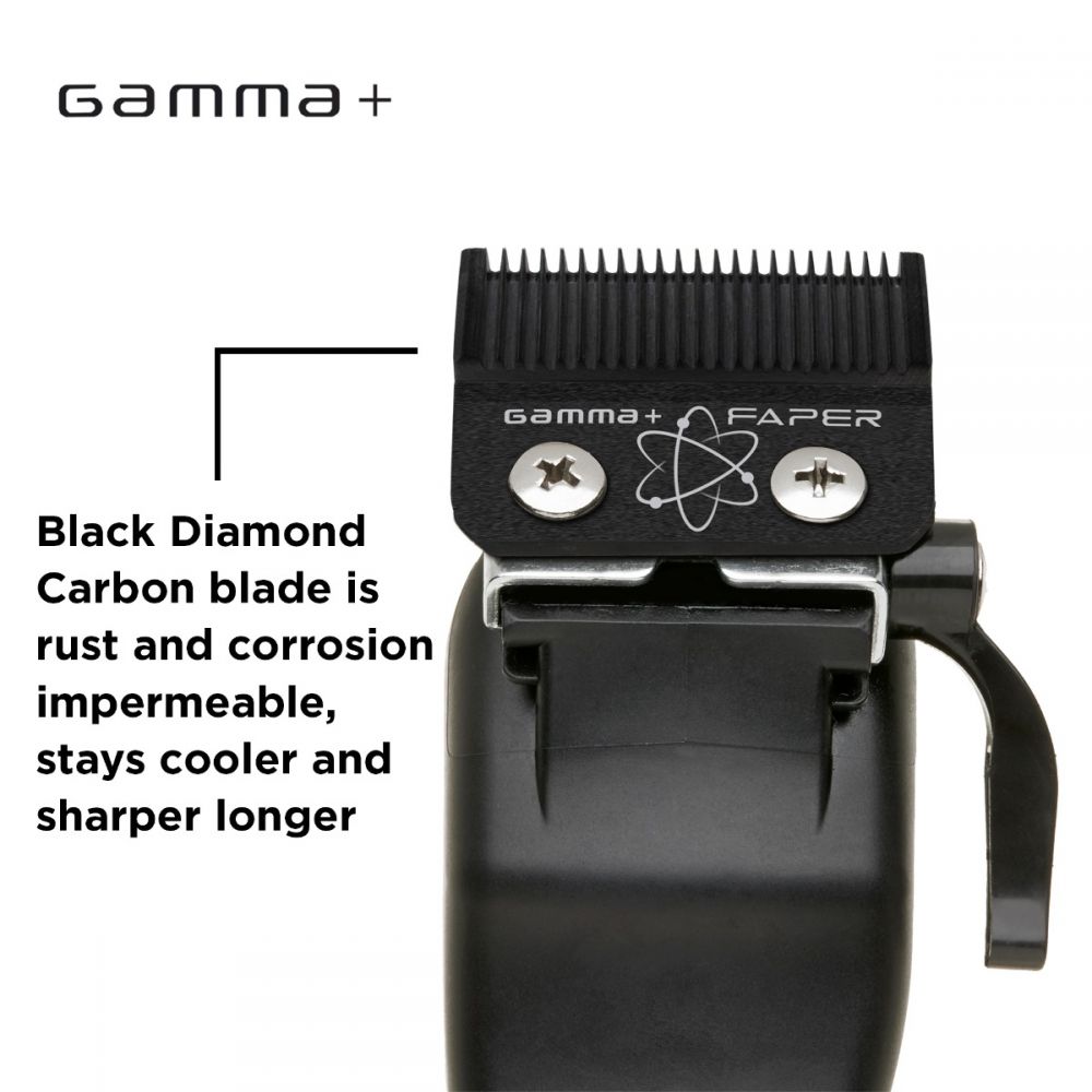 Gamma+ - DLC Fusion Fixed Clipper Faper Blade