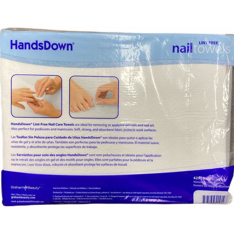 Hands Down Nail Towels 50pk Secondary image