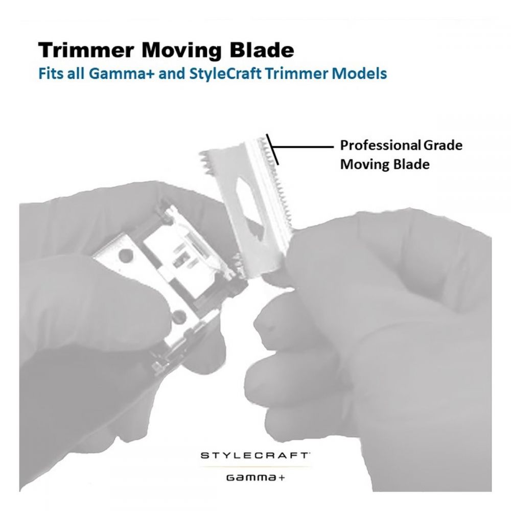 Gamma+ - Trimmer Deep Tooth Blade - Stainless Steel Secondary image