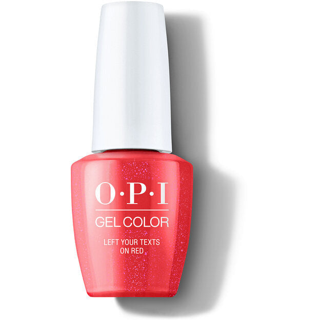 OPI GelColor - Left Your Texts On Red (GCS010) Main image