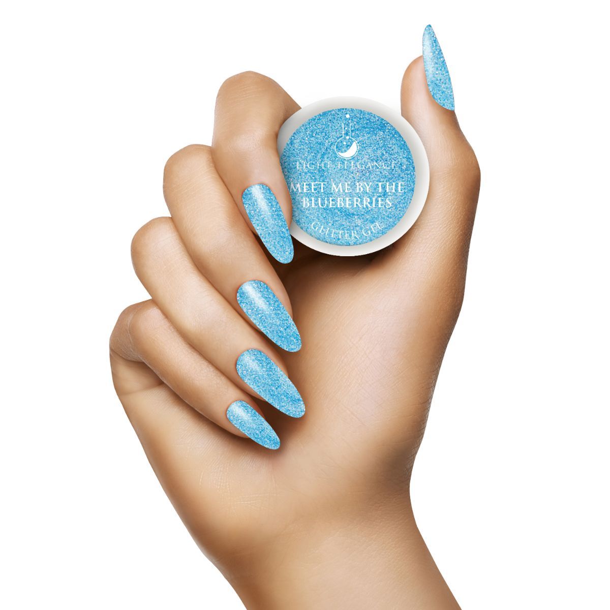 Light Elegance - Meet Me By The Blueberries Glitter Gel - 17ml Secondary image