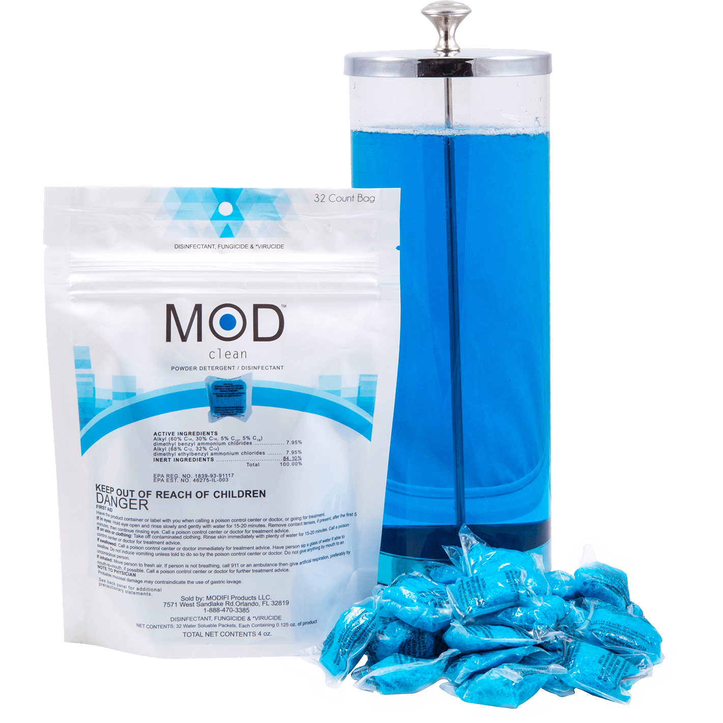 Mod Clean Disinfectant Pods - 32ct Main image