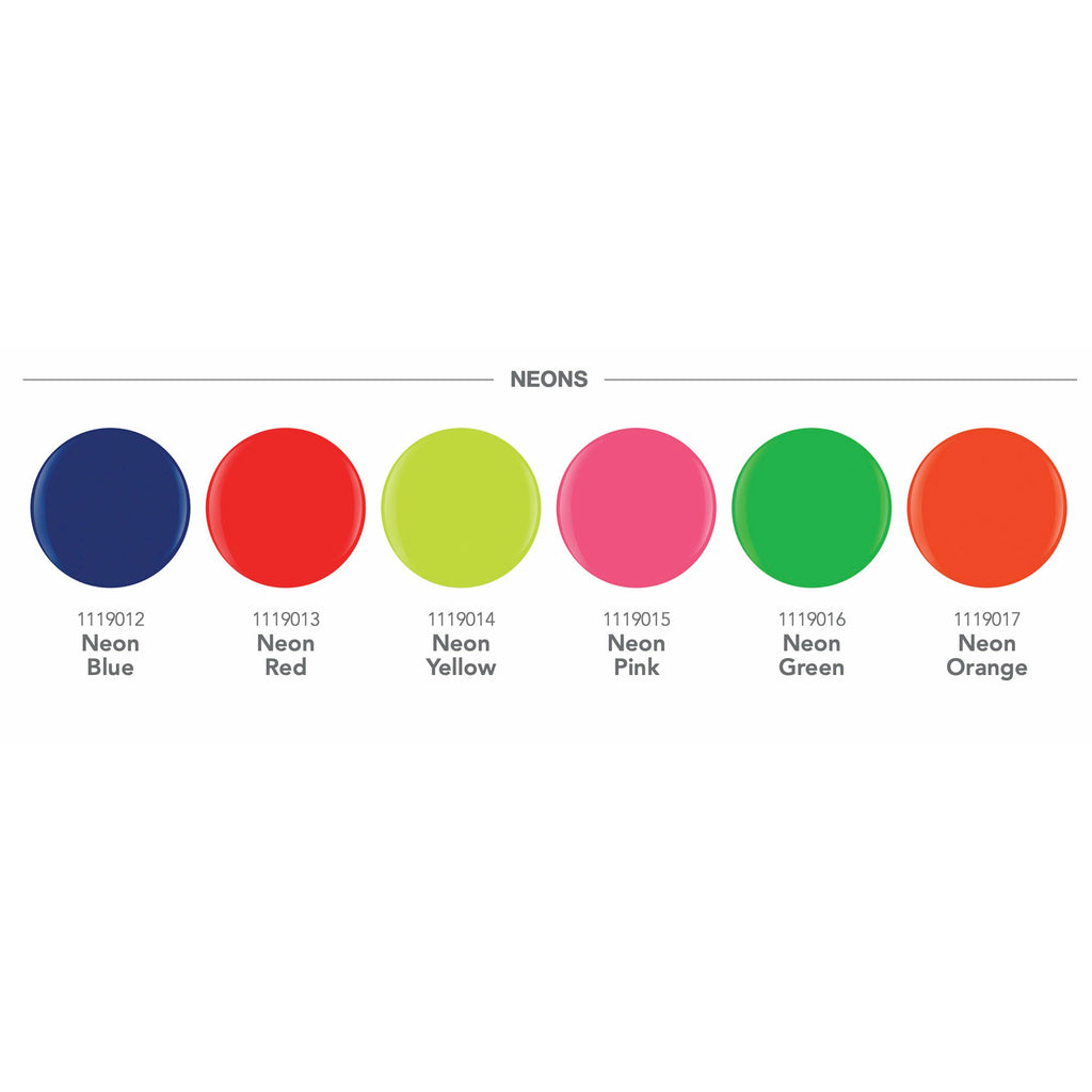 Gelish Art Form Gel - Neon Color Gel Kit 6pk
