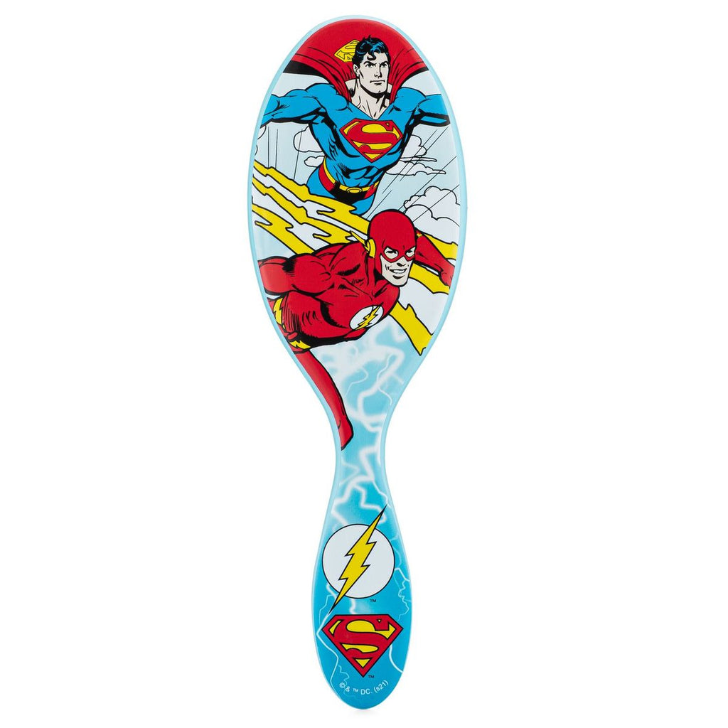 Wet Brush Justice League Detangler - Superman and Flash