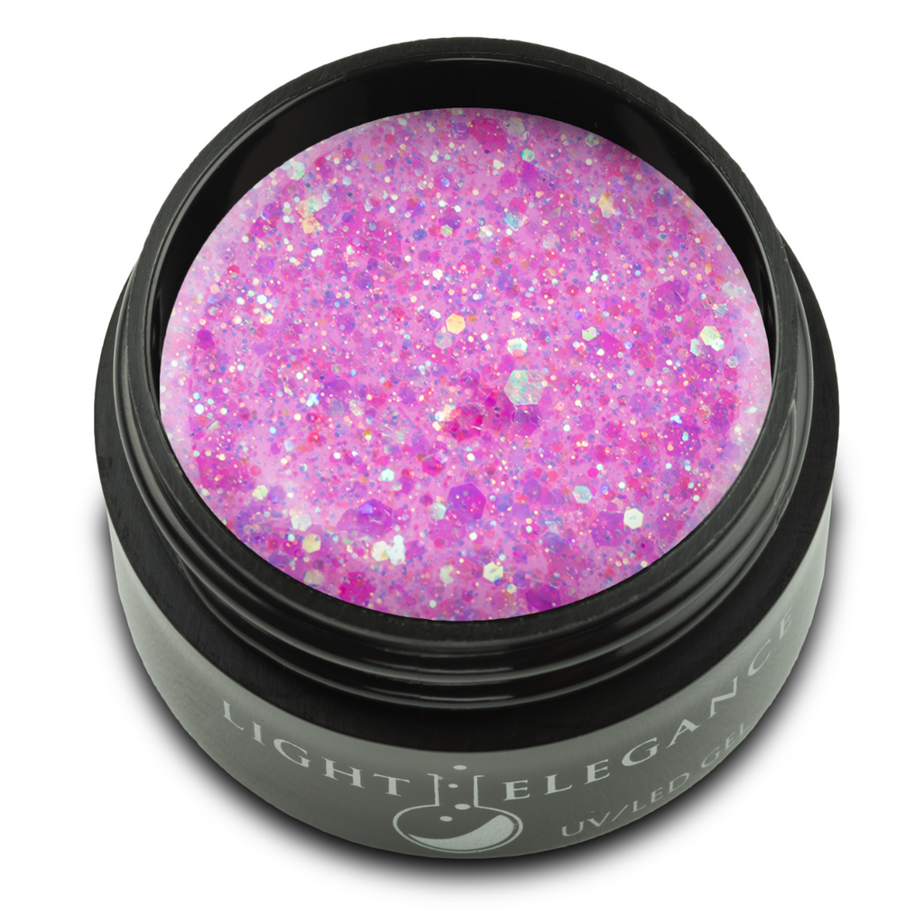 Light Elegance - Pixie Purple Glitter Gel - 17ml