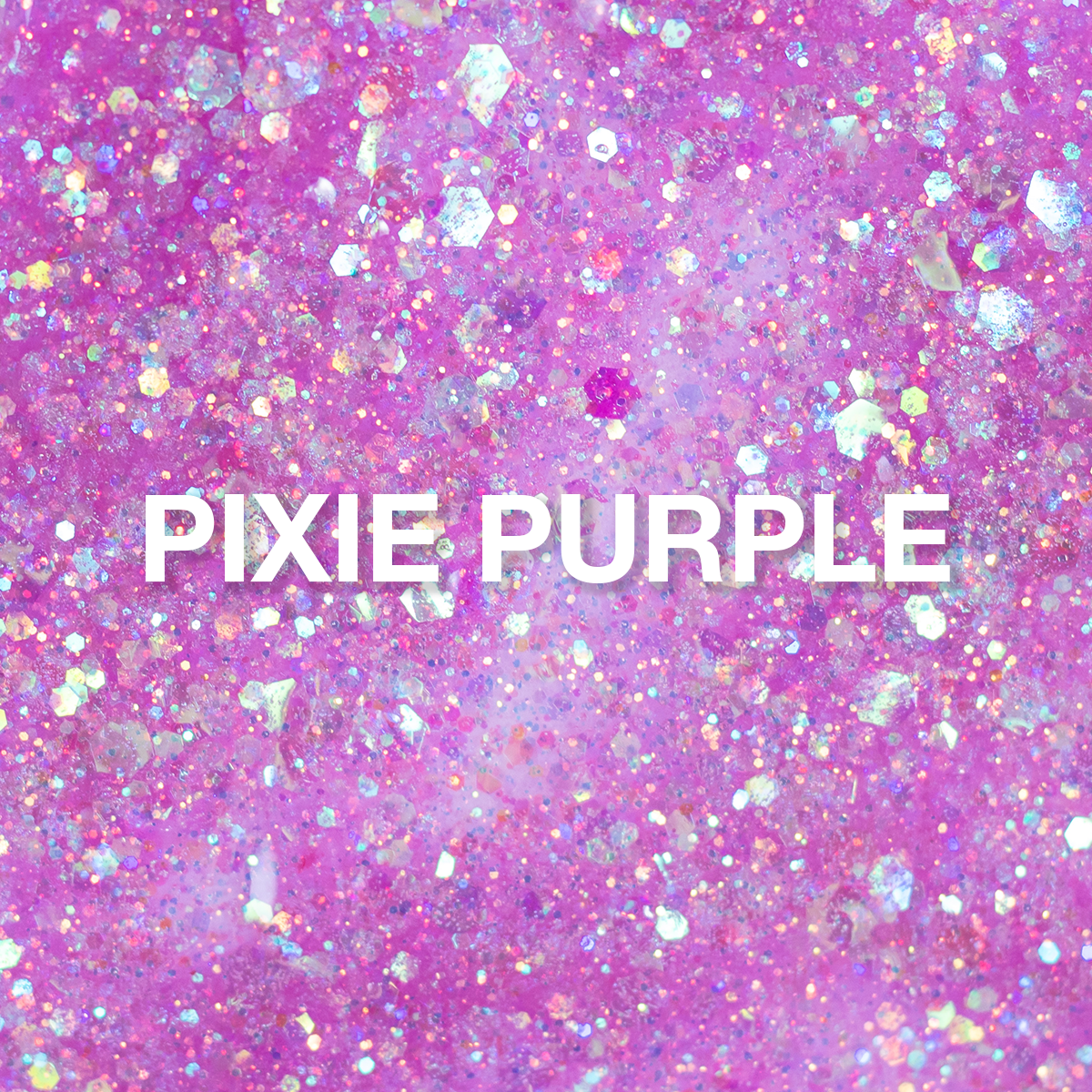 Light Elegance - Pixie Purple Glitter Gel - 17ml Secondary image