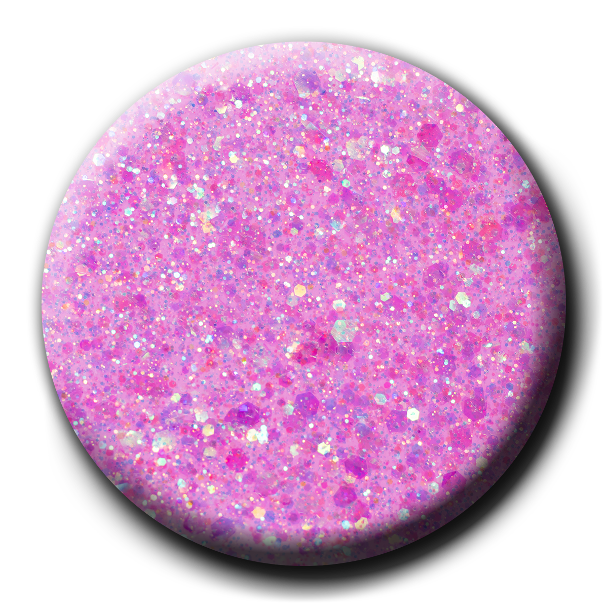Light Elegance - P+ Pixie Purple Glitter Polish (15ml)