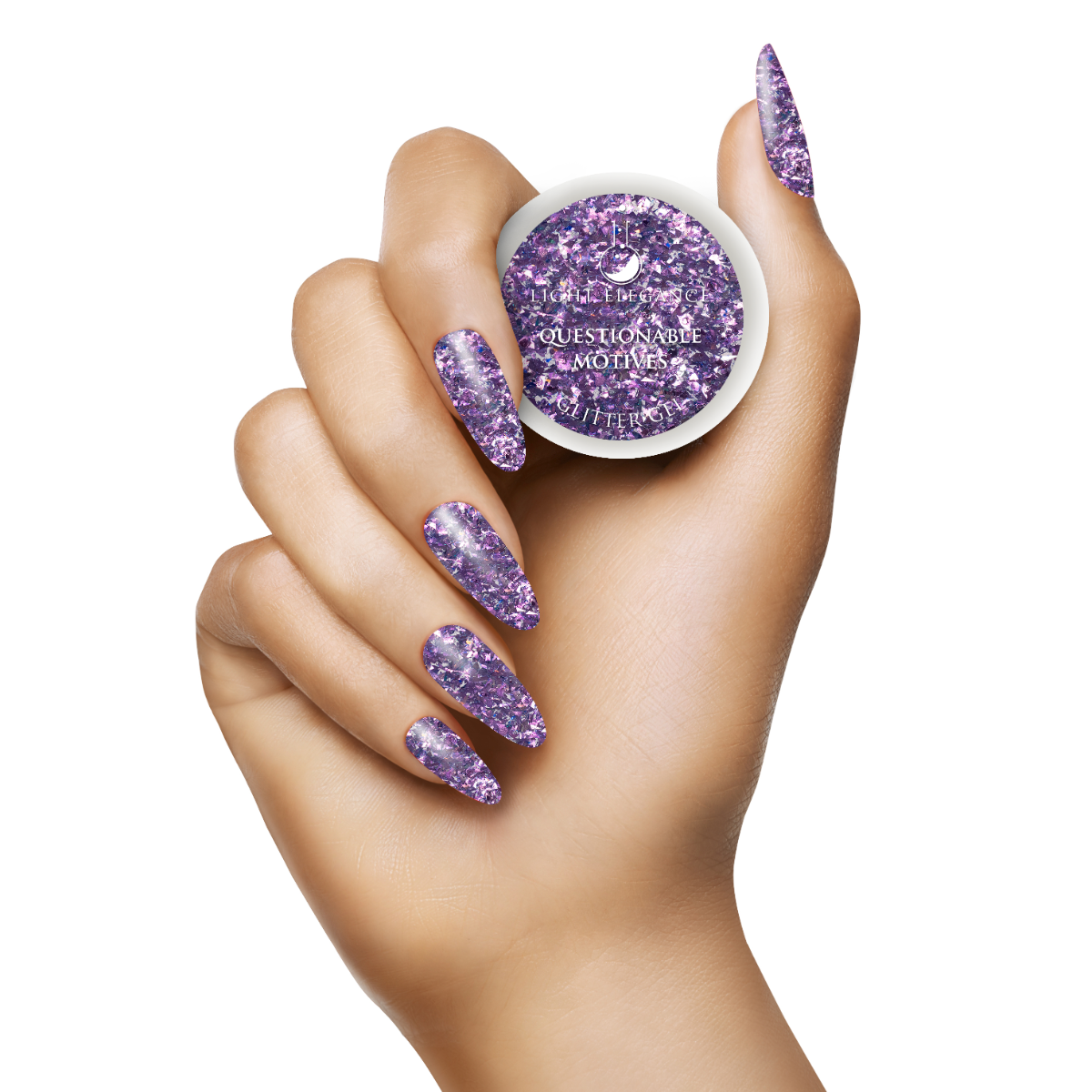 Light Elegance - Questionable Motives Glitter Gel - 17ml
