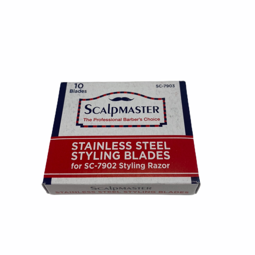 Scalpmaster Replacement Styling Blades (SC-7903) - 10pk (was DE-3001) Main image
