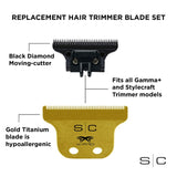 Stylecraft - SET - Gold X-Pro Classic Trimmer Blade & DLC Deep Tooth Cutter