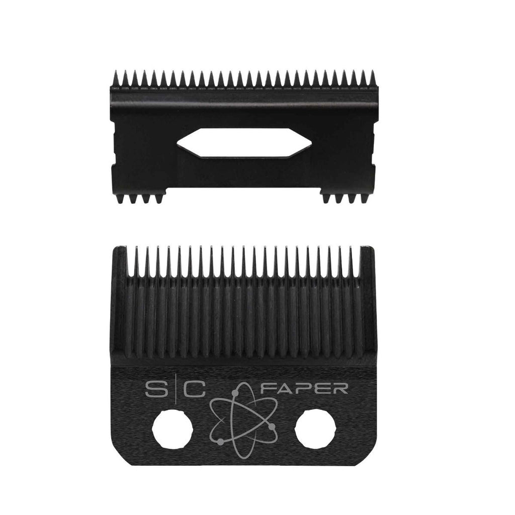 StyleCraft - Fixed Faper / Moving Slim Deep Tooth Blade Set - Black Diamond