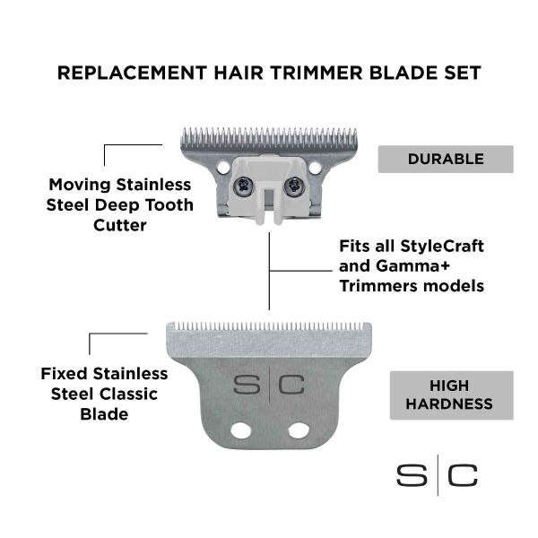 Stylecraft - Stainless Classic Blade/Deep Tooth Moving Blade