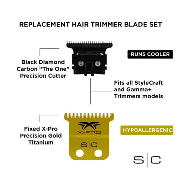 StyleCraft Blade Set - Fixed X-Pro Precision & The One Precision