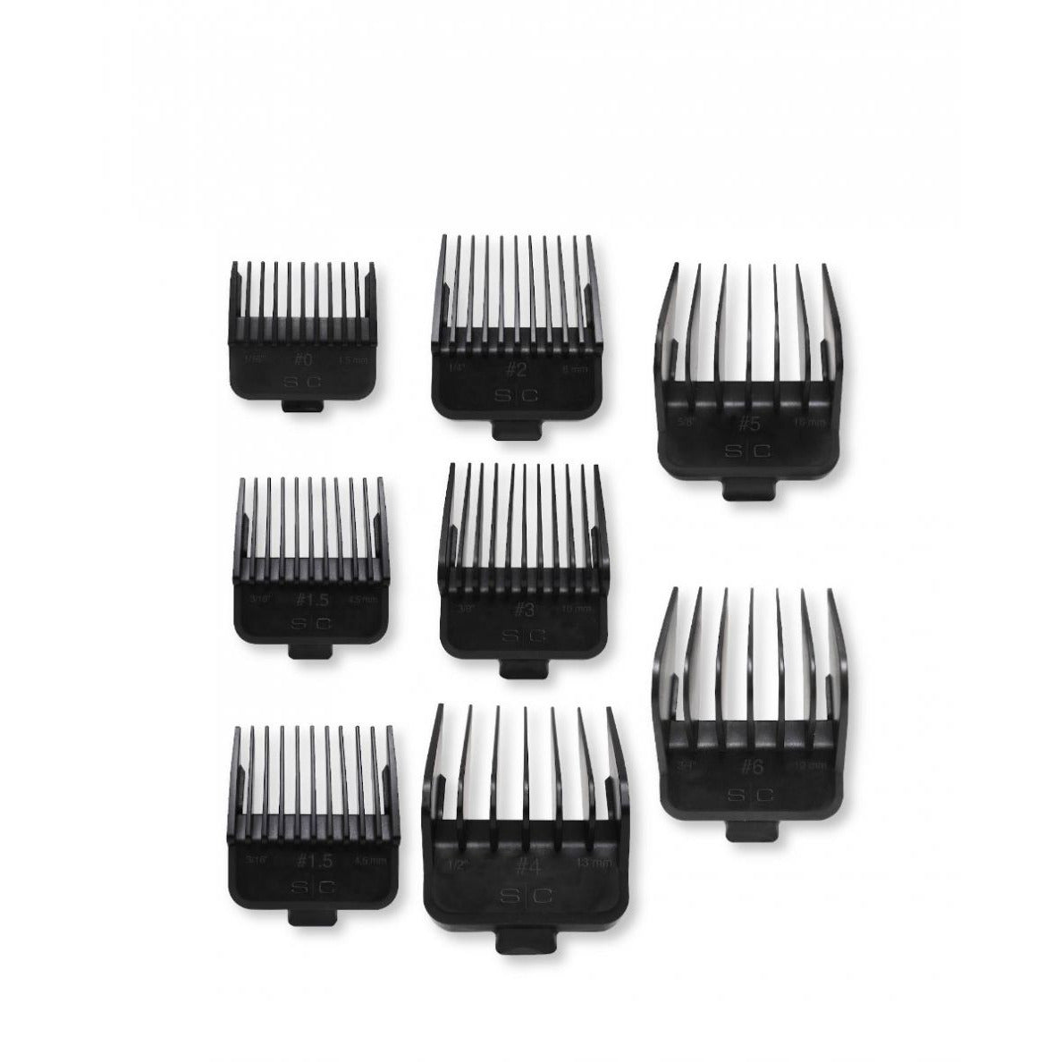 Stylecraft Double Magnetic Guards 8pc - Black Main image