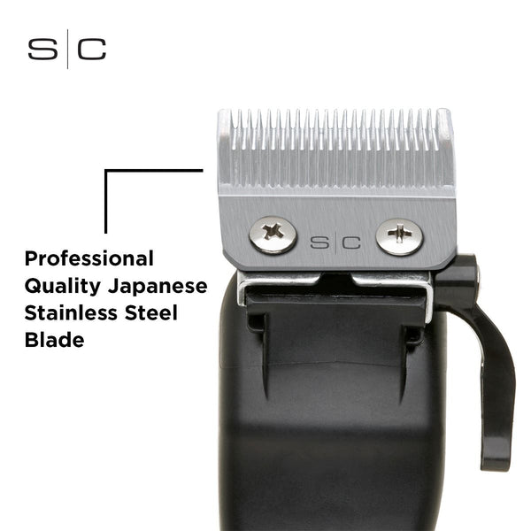 StyleCraft - Clipper Taper Fixed Blade - Stainless Steel