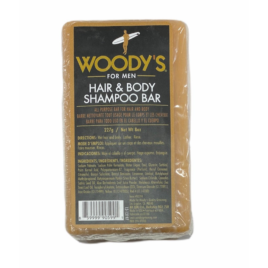 Woodys Hair & Body Shampoo Bar Main image