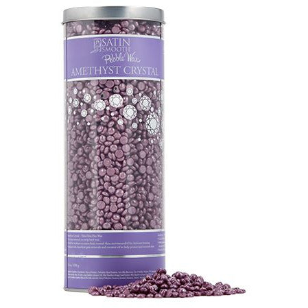 Satin Smooth Thin Film Pebble Wax - Amethyst Crystal (23oz) Secondary image