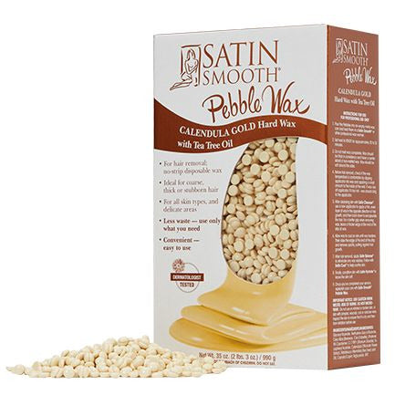 Satin Smooth Pebble Wax - Calendula Gold (35oz) Secondary image
