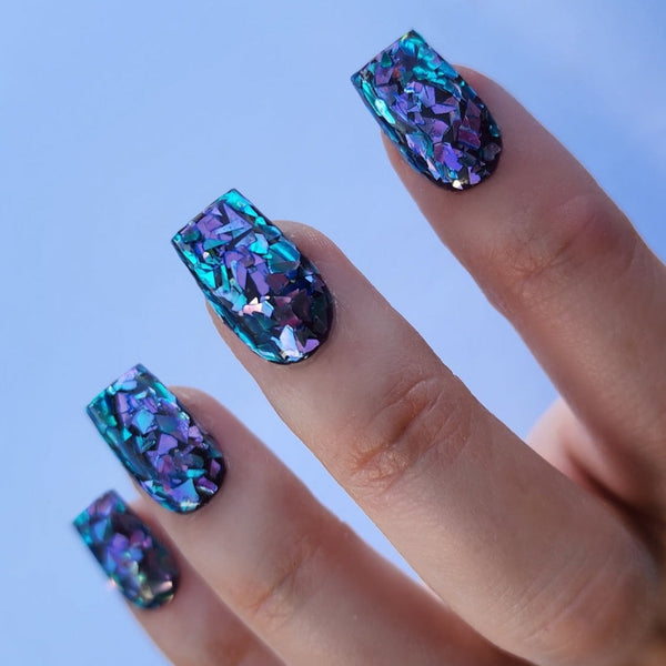 Light Elegance - P+ Questionable Motives Glitter Gel Polish (15ml)